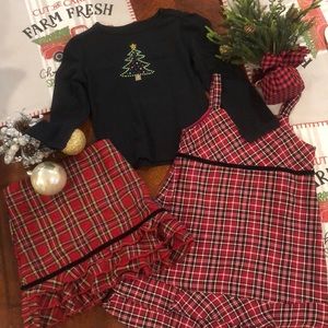 Girl 3 pieces Christmas colors